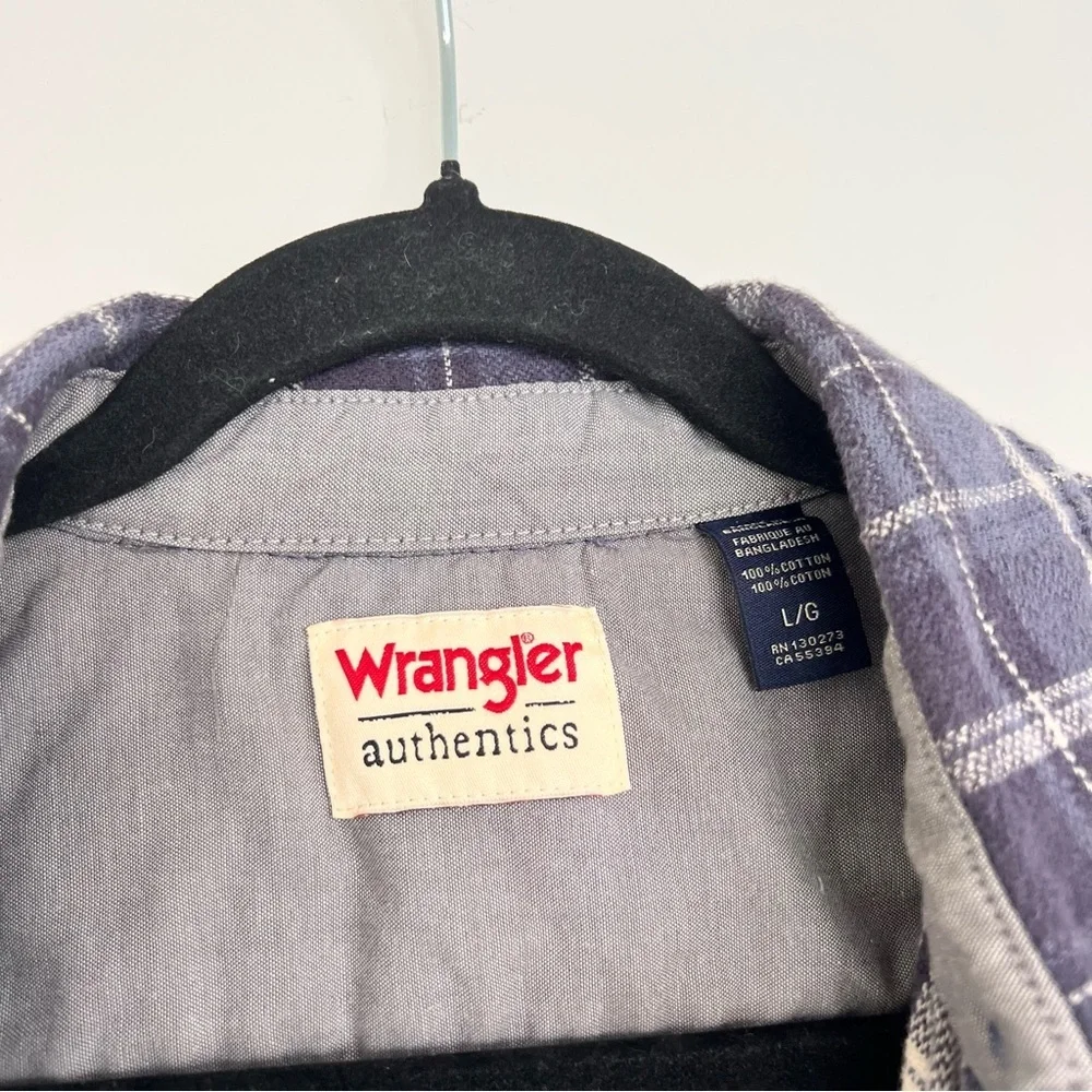 Wrangler Men’s Flannel- L